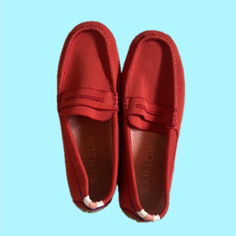 Rothy's Women's Red-Orange Loafers